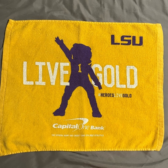 LSU Tigers 🐯 Football Hand Towels - pair - Picture 2 of 4